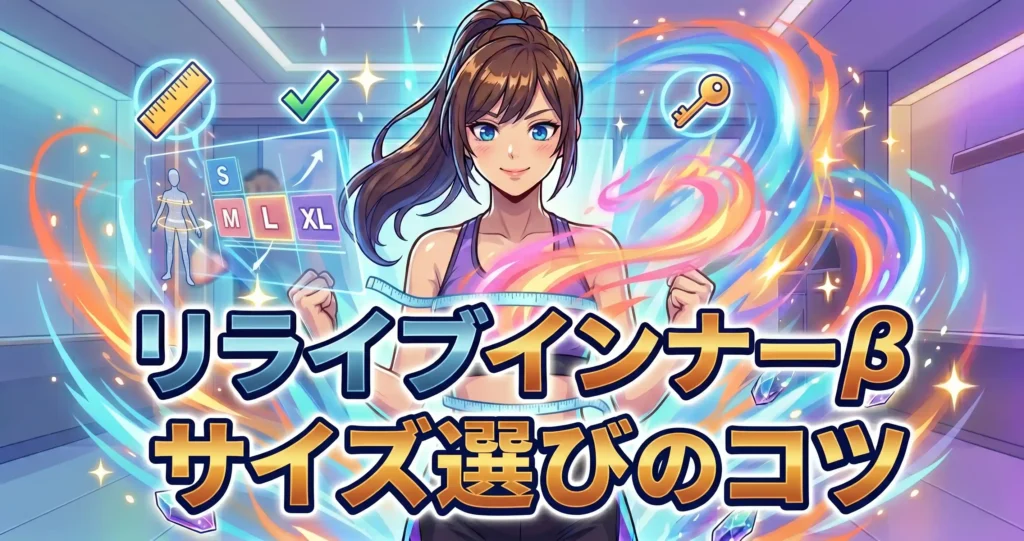 リライブインナーβのサイズ選びで失敗しないためのコツ