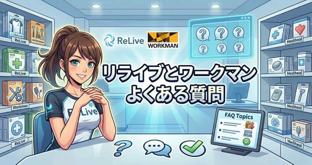 リライブシャツとワークマンに関するよくある質問