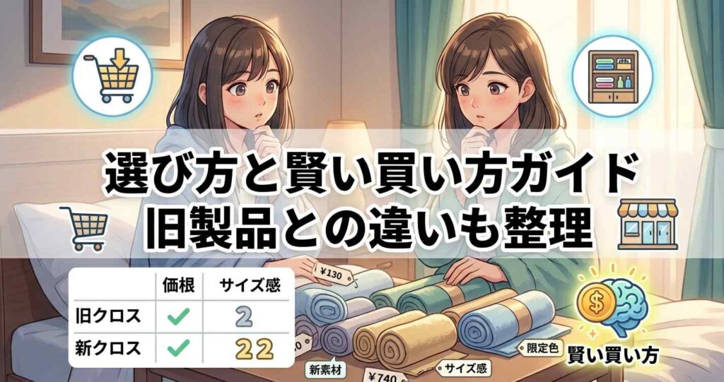 ベネクスリカバリークロス＋の選び方・賢い買い方と旧製品との違いの比較整理