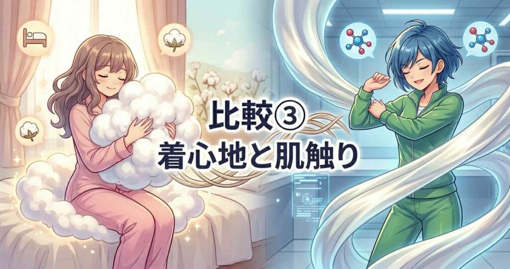 バクネとReDの着心地と肌触りの比較