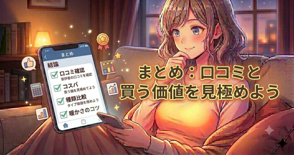 コンフォートヒートの口コミと買う価値の見極め方まとめ