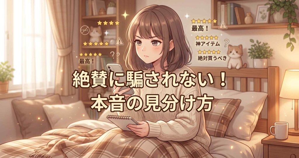 絶賛だらけの口コミに騙されないコツと本音の見分け方