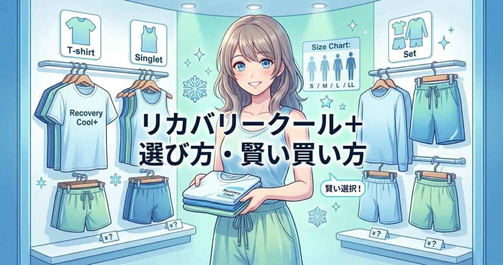 ベネクス リカバリークール+のラインナップ、サイズ選び、お得な買い方