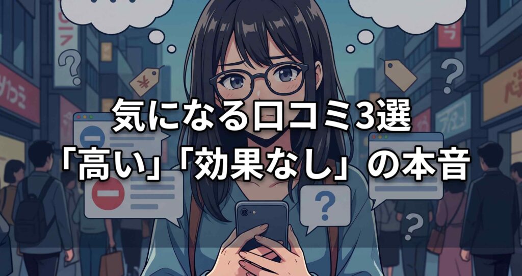 ベネクスリカバリームーヴの気になる口コミ3選。価格が高い、効果なしというユーザーの本音