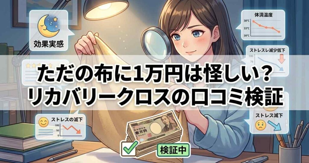 ベネクスリカバリークロス＋はただの布で怪しいという噂に関する口コミの検証結果