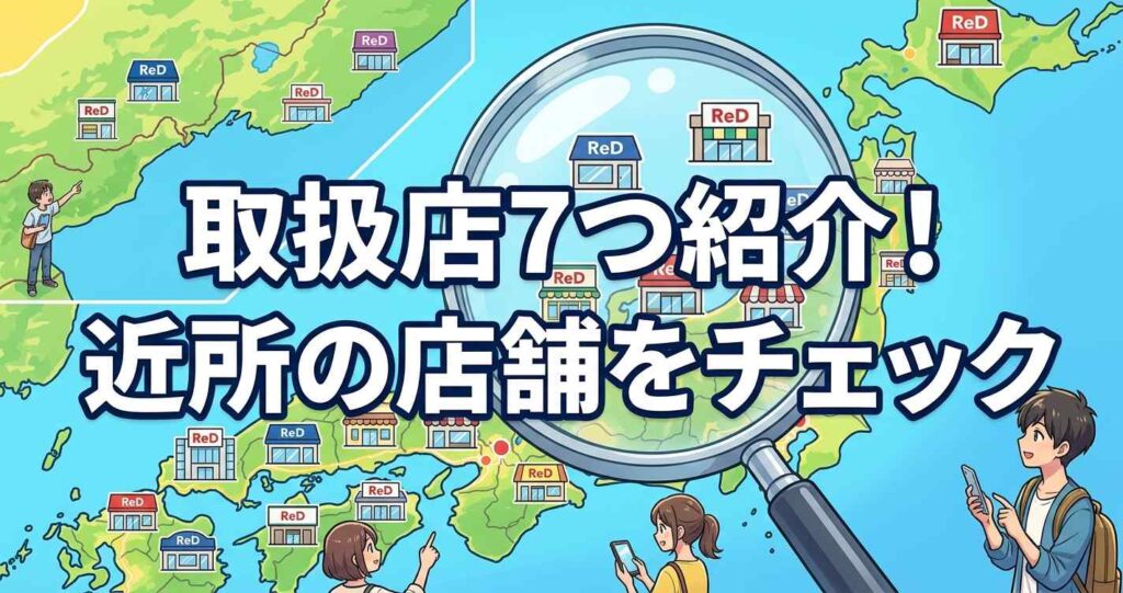 近所の取扱店を網羅したリカバリーウェアReDの店舗7選の紹介