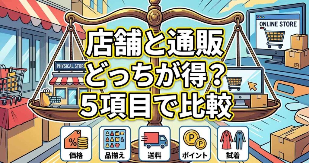 リカバリーウェアReDの店舗とネット通販を5項目で徹底比較したお得度の違い