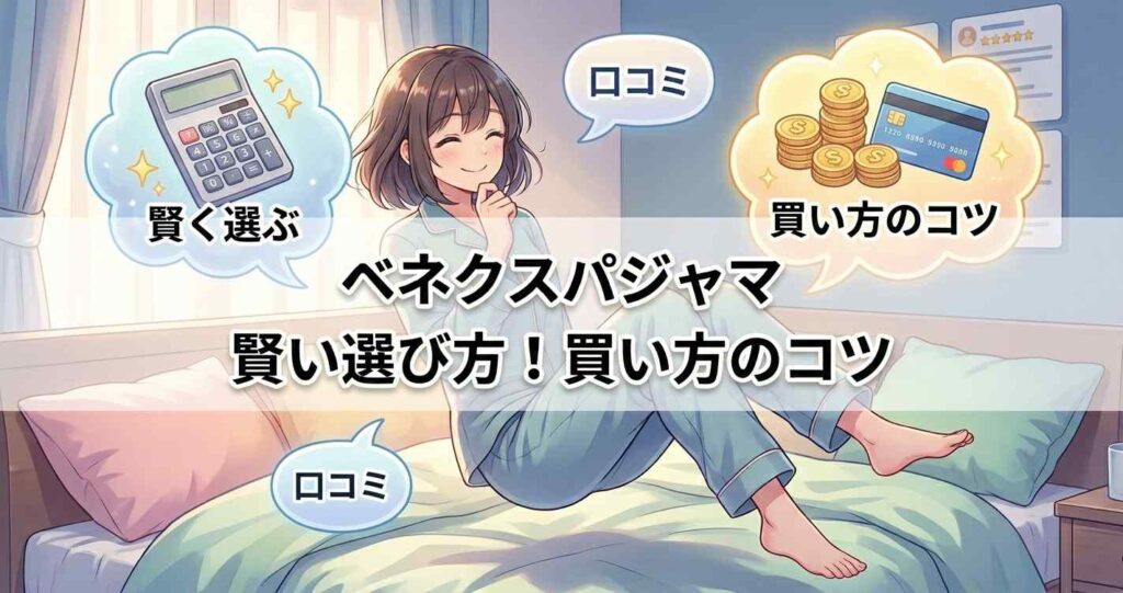 ベネクスのリカバリーパジャマを賢く選ぶための買い方のコツと口コミ。