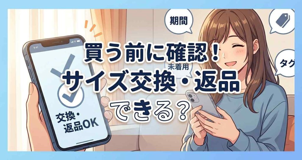 購入前に確認したいベネクスのリカバリーウェアのサイズ交換および返品に関する注意点