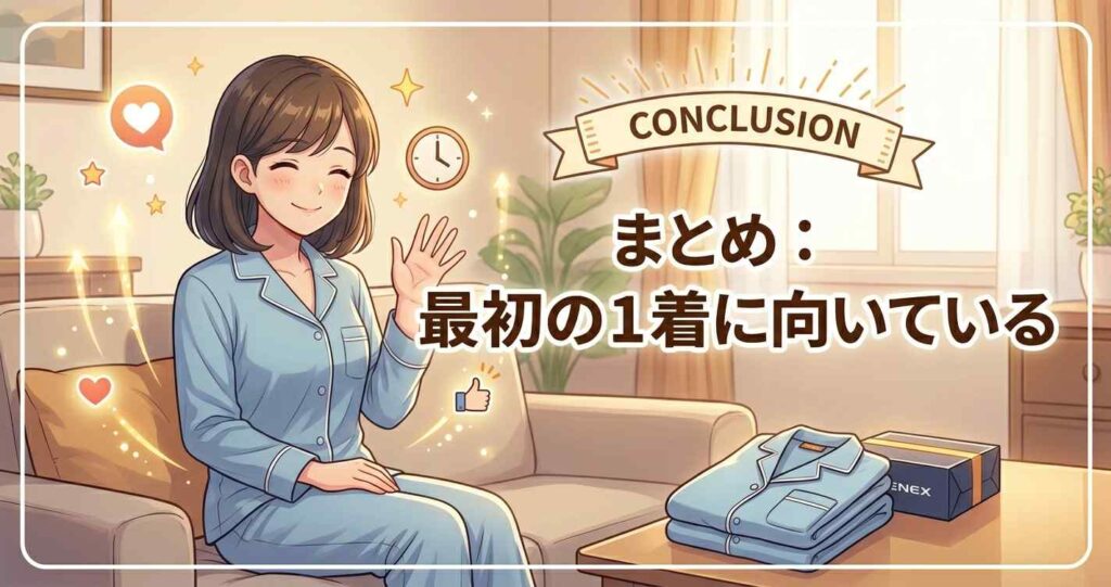 ベネクススタンダードドライ+のまとめとして相性が良い人の最初の1着におすすめする理由