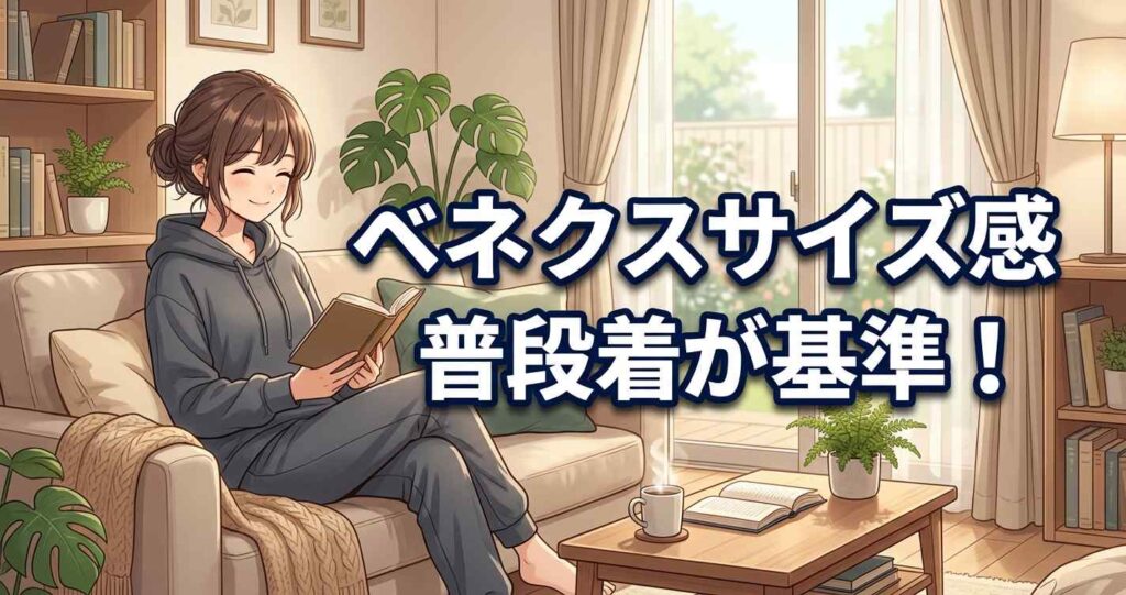 ベネクスリチャージプラスのサイズ感の基準と体型別に選ぶ5つのポイント