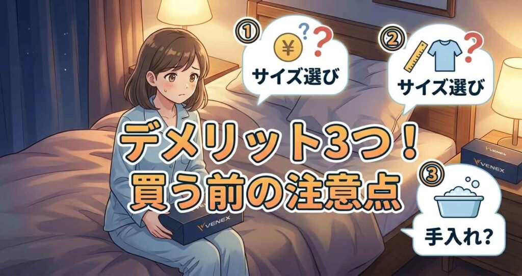 購入前に確認しておきたいベネクススタンダードドライ+の3つのデメリットと注意点