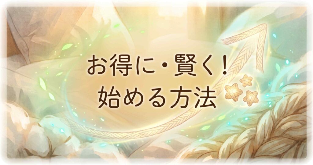 ベネクスコンフォートタッチをお得に賢く始める方法。