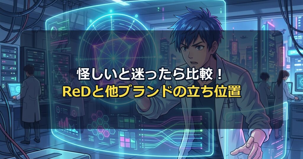 ReDリカバリーウェアが怪しいと迷った際における他リカバリーウェアブランドとの比較