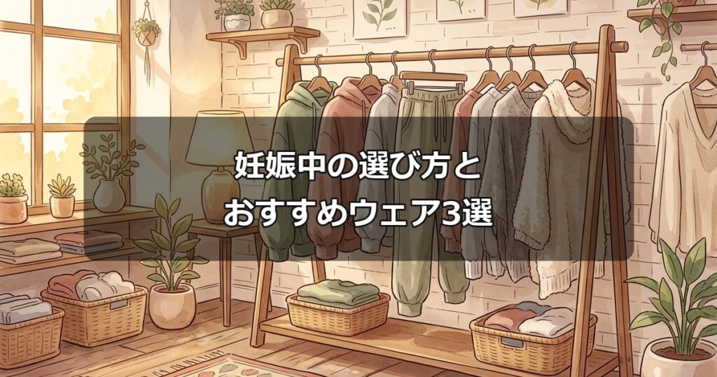 妊娠中に比較するReDリカバリーウェア3商品のイメージ