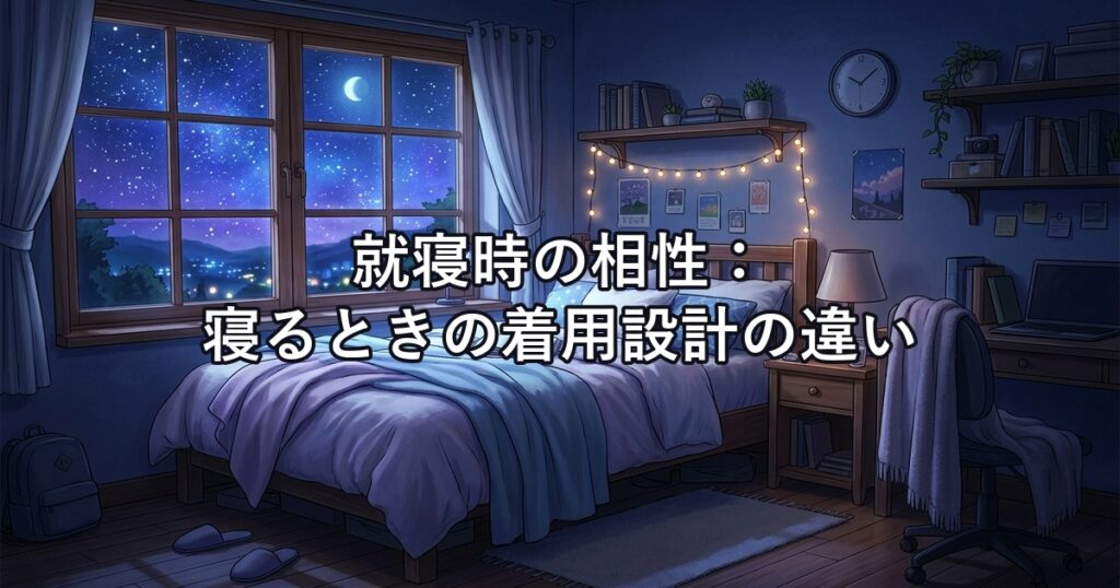 就寝時のヒートテックとReDリカバリーウェアの特徴比較