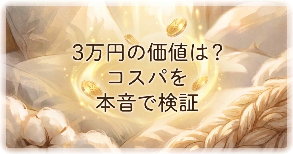 3万円のベネクスコンフォートタッチの価値とコスパを本音で検証。