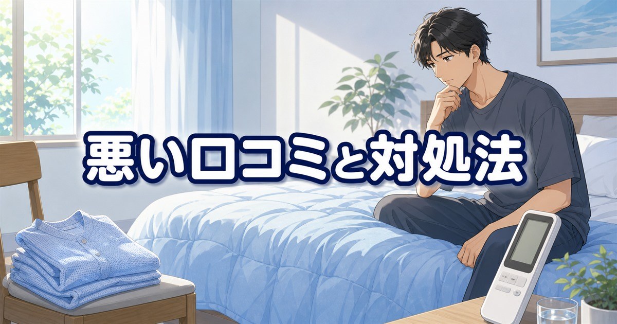 BAKUNE夏用掛け布団の悪い口コミ・デメリットと対処法