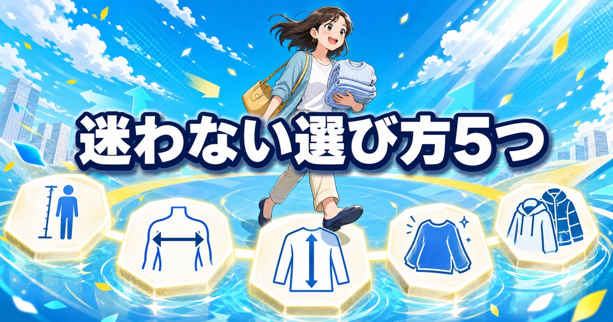 ベネクスコンフォートポンチのサイズ感で迷わない選び方5つのステップ