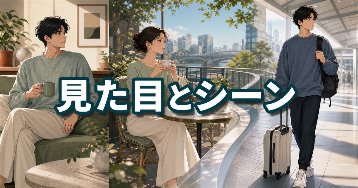 MIGARUライトニットとテックスウェットの見た目と使えるシーンの違い