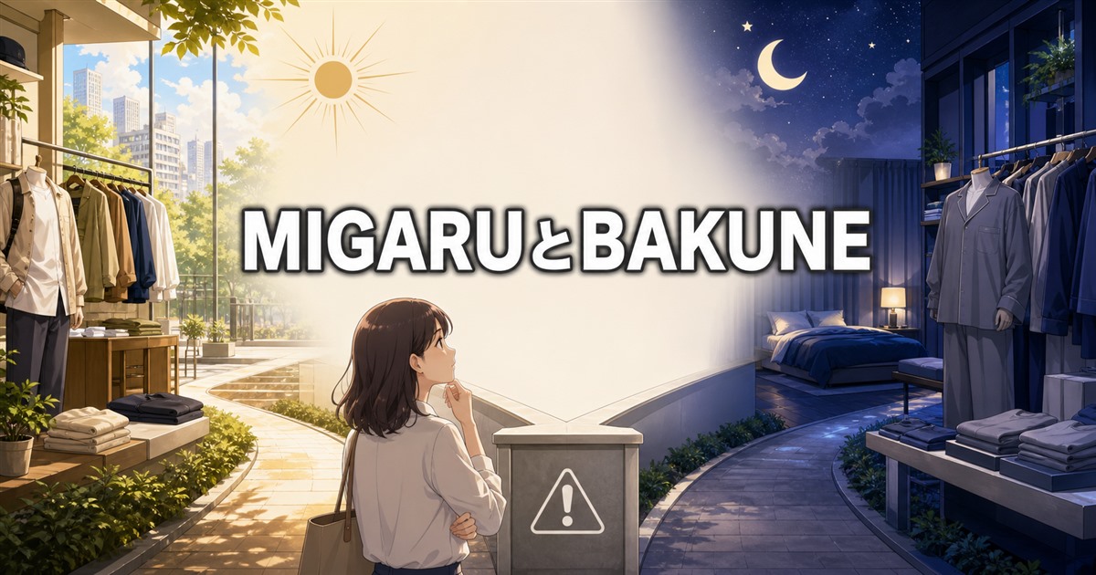 MIGARU従来ラインとBAKUNEの違いと購入前の注意点