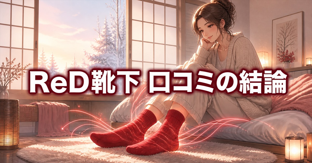 ReDリカバリーウェア靴下の口コミで評価された暖かさと履き心地