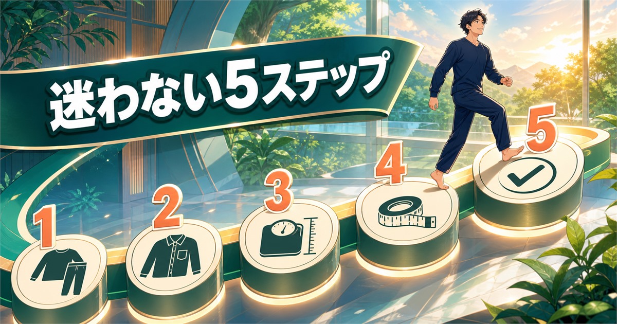 BAKUNE サイズ メンズを迷わず決める5つのチェック手順