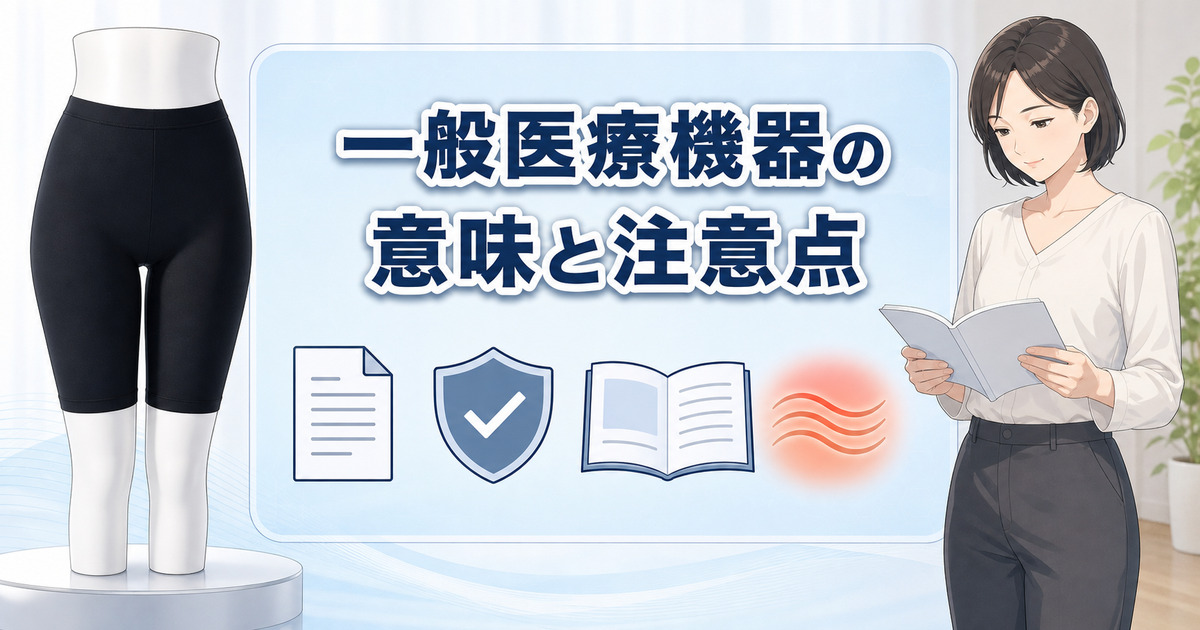 ReDオーバーパンツの一般医療機器としての意味と使用上の注意点