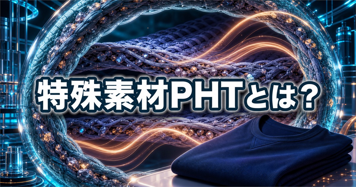 ベネクス コンフォートポンチに使われる特殊素材PHTの繊維構造