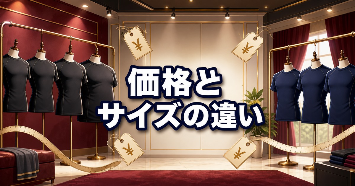 リライブとファイテンの価格とサイズ展開の違い