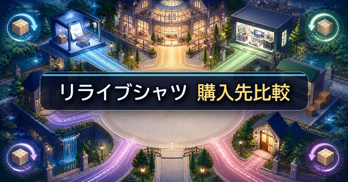 リライブシャツの7つの購入ルート比較