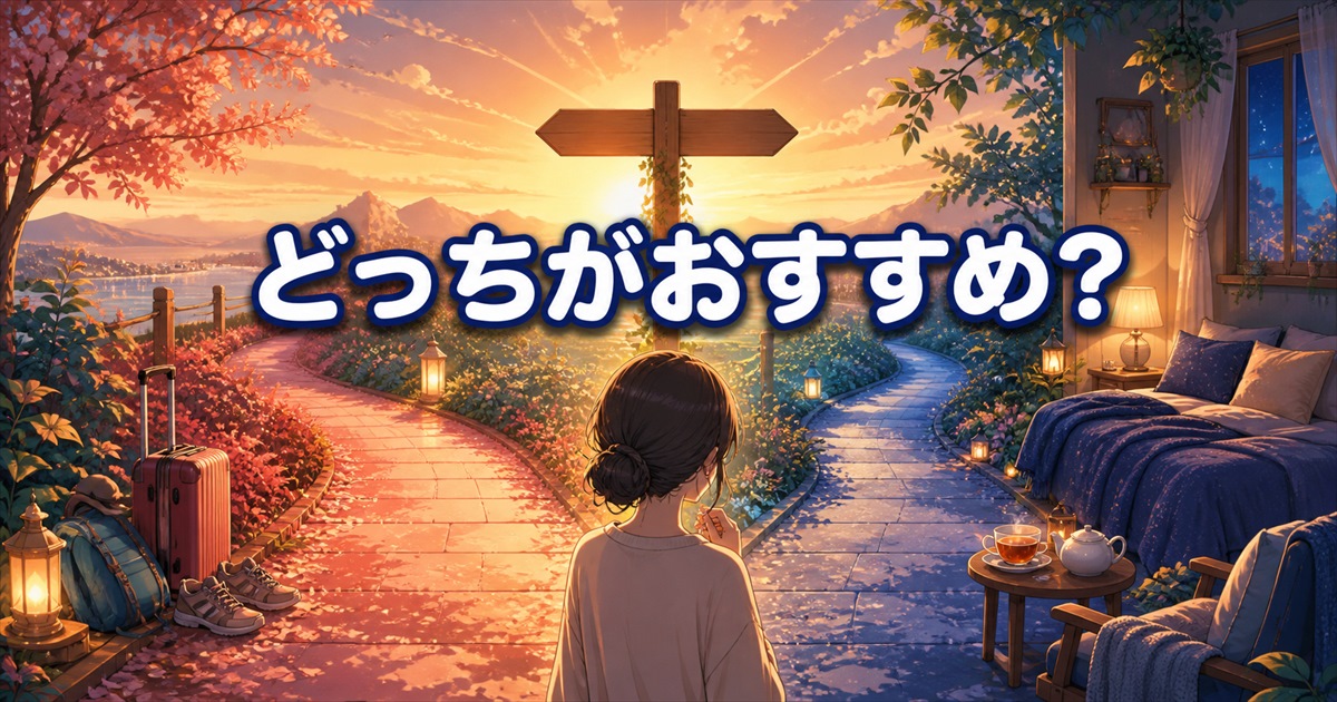 BAKUNEとブレインスリープはどんな人にどちらがおすすめかを比較した選択構成