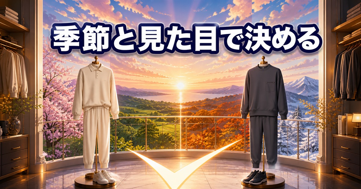 MIGARUライトニットとテックスウェットの違いを季節と見た目で選ぶまとめ