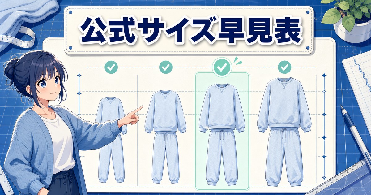 公式サイズ目安で分かるベネクスコンフォートポンチの選び方早見表