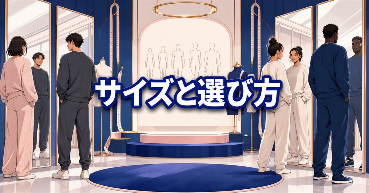 MIGARUライトニットとテックスウェットのサイズ展開と選び方の違い