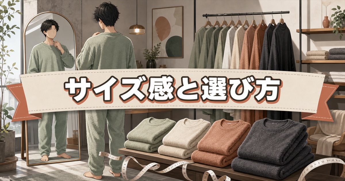 BAKUNEパイルのサイズ感を鏡とメジャーで比べる選び方