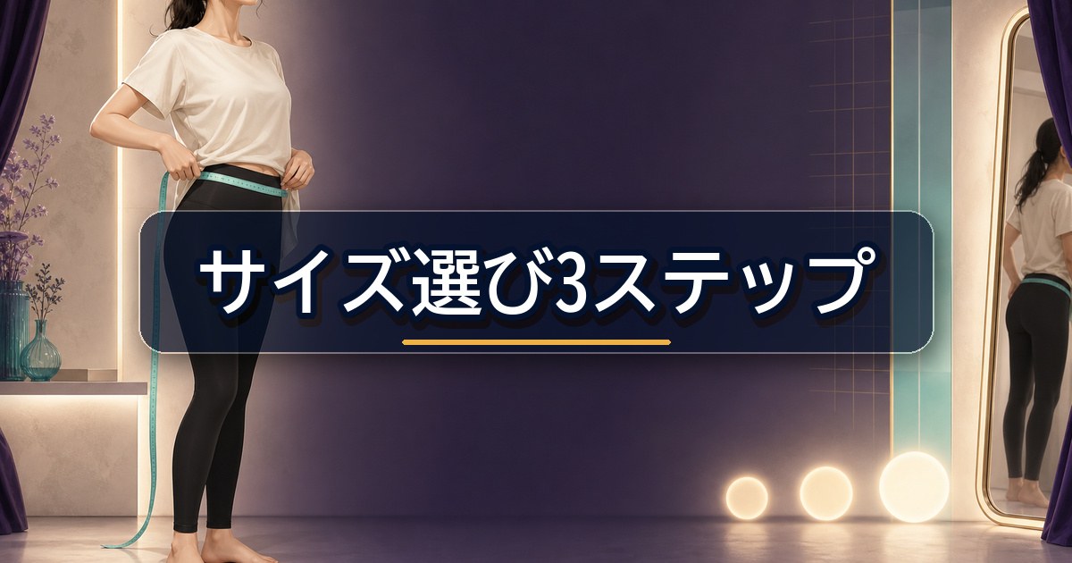 リライブスパッツの口コミを参考に採寸してサイズを選ぶ女性