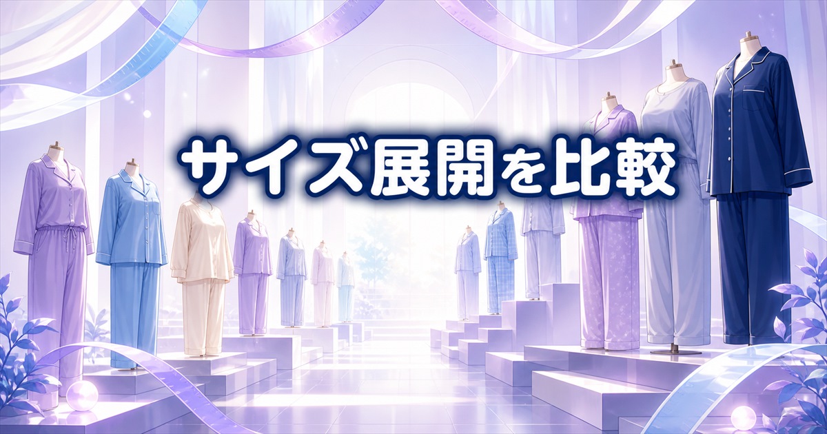 BAKUNEとブレインスリープのサイズ展開を比較し選びやすさを示す構成