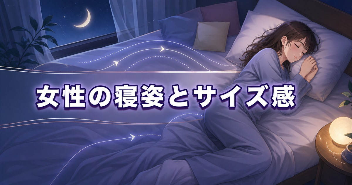 ノーブラや寝返りの快適さも考えた女性のBAKUNEサイズ感