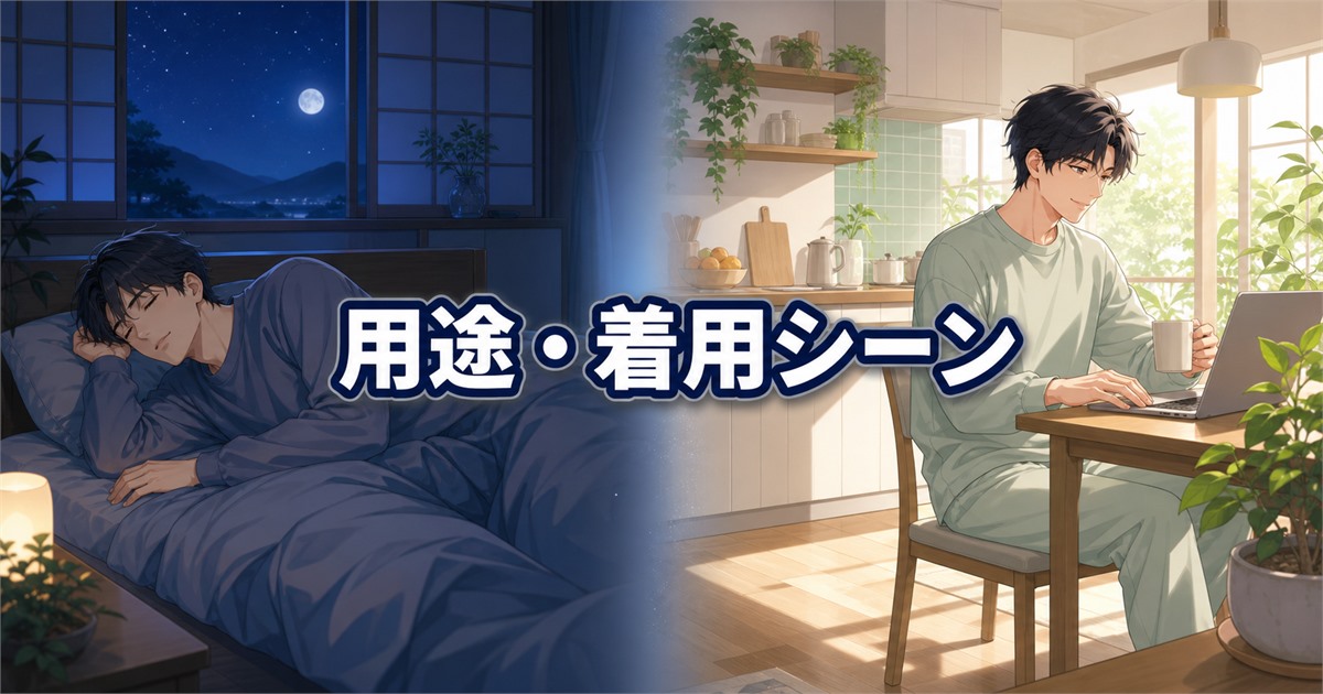 BAKUNEとMIGARUの違いが分かる夜と日中の着用シーン
