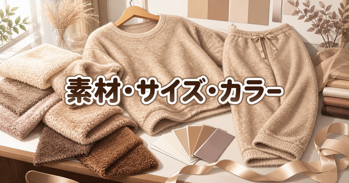 BAKUNEソフトニットの素材・サイズ・カラーの仕様チェック