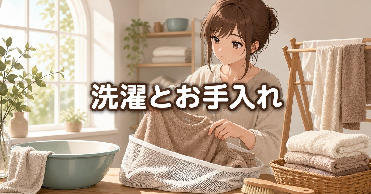 BAKUNEソフトニットを長持ちさせる洗濯とお手入れ方法