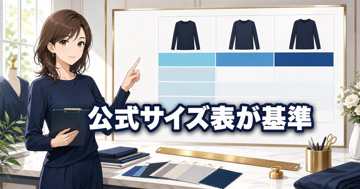 ベネクス リチャージプラスのサイズ感を公式サイズ表で確認する基準