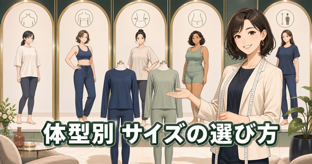 ベネクス リチャージプラスのサイズ感を体型別に選ぶ5つのポイント