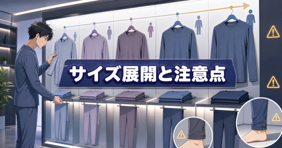ベネクス リチャージプラスのサイズ展開とサイズ感で注意したい着丈