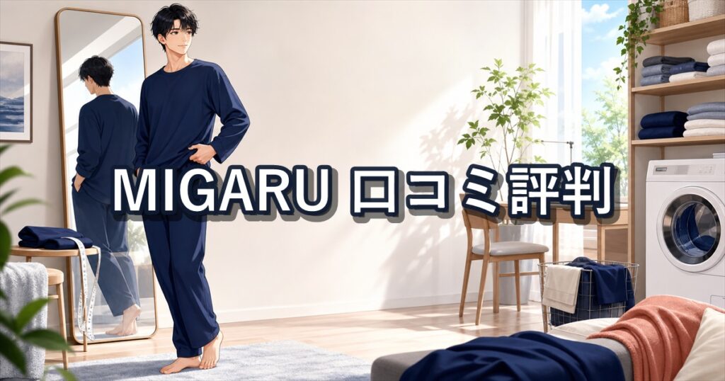 テンシャルMIGARUの口コミ評判とサイズ感・着心地・洗濯を調査した結果