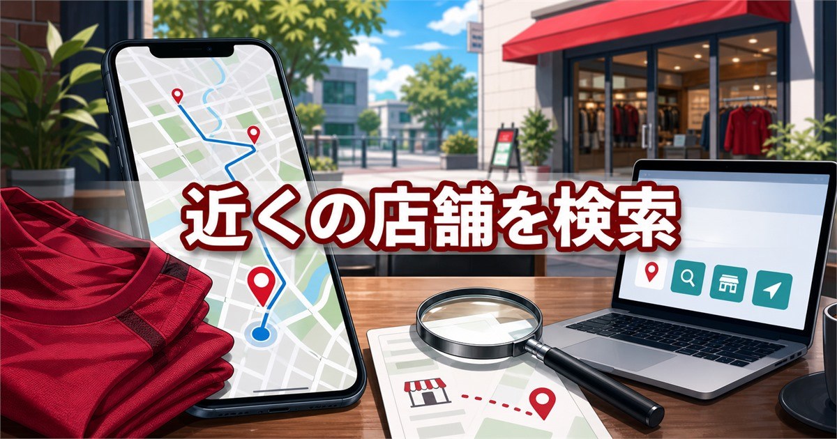 近くのReD取扱店舗を公式店舗検索で調べる方法