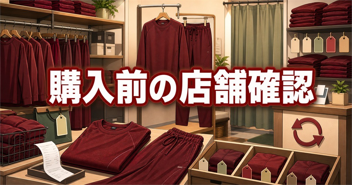 ReDを店舗で買う前に確認したい在庫・サイズ・交換の注意点