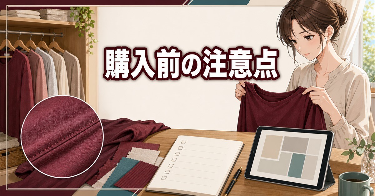 ReDの種類選びで買う前に確認したい注意点
