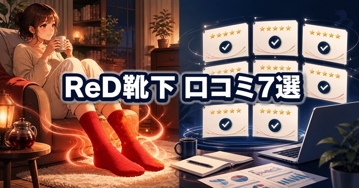 ReDリカバリーウェア靴下の口コミ7選と250件の評価からわかる効果・評判